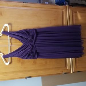Plum colored size 6 brides maid dress
